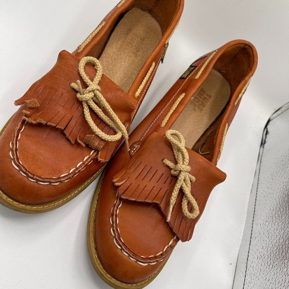 Vintage Turf Shoes Brown Loafers  9